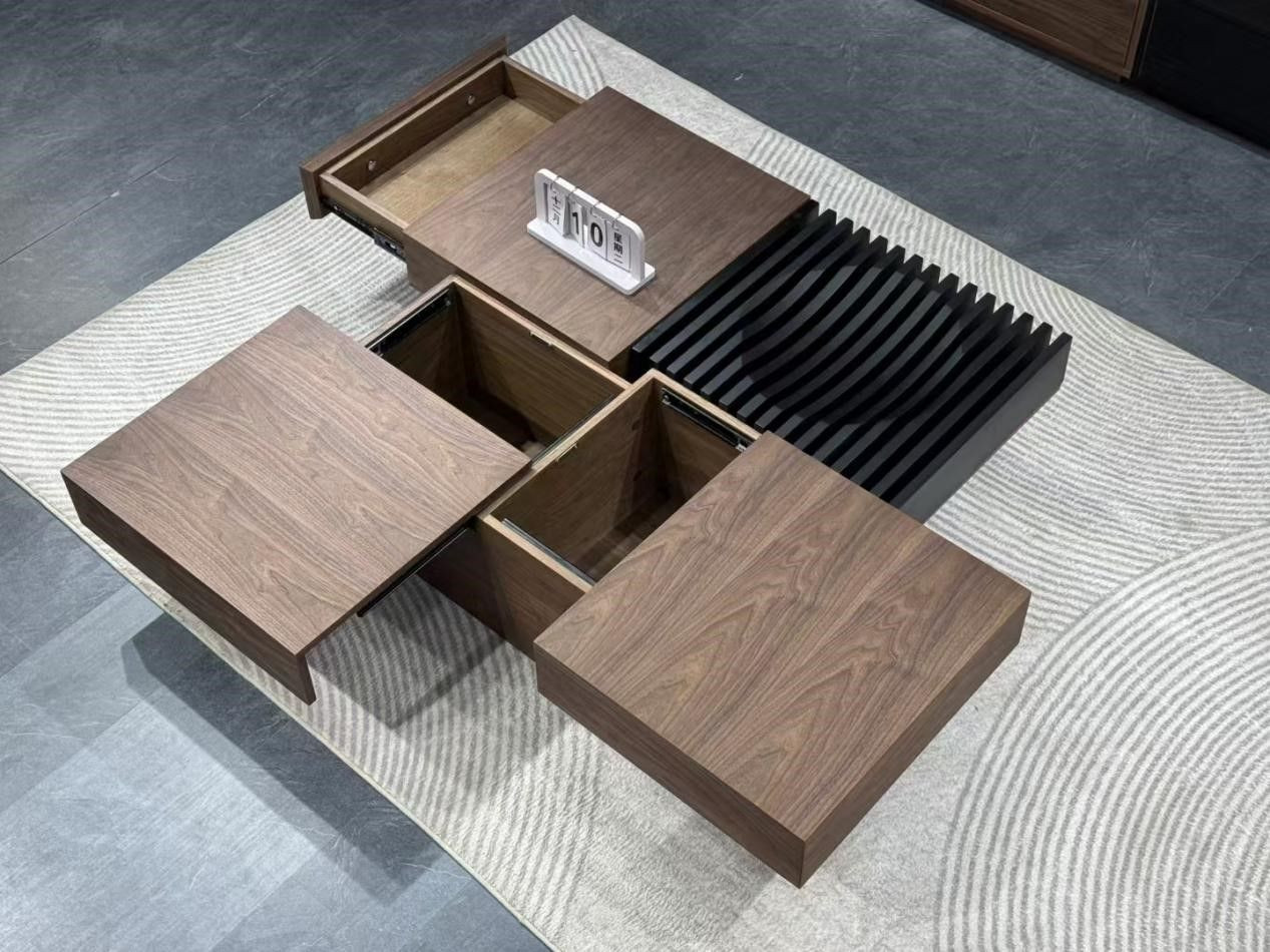 Multifunctional Coffee Table Supports Customization