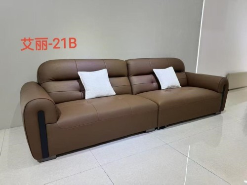 Cowhide Three-Seater Sofa, Customizable