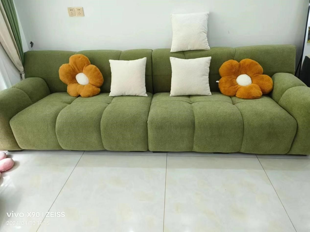 Straight-Row Simple Decompression Sofa Supports Customization