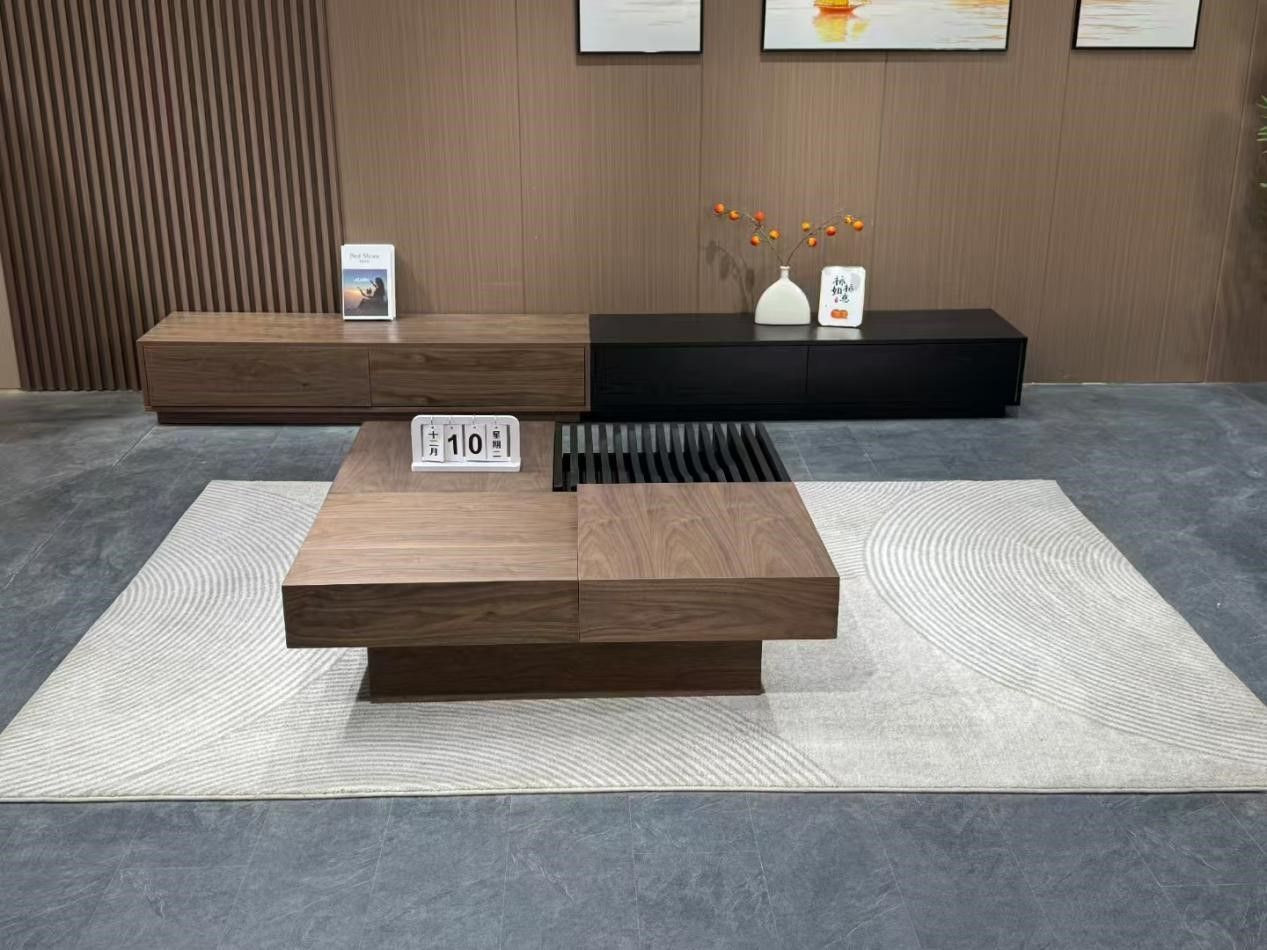 Multifunctional Coffee Table Supports Customization